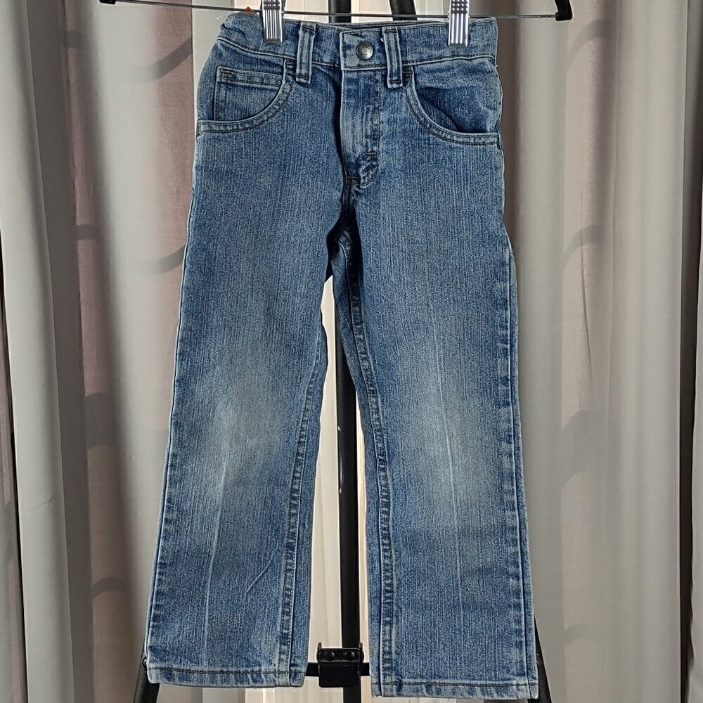 Lee Premium Straight Cotton Blend Blue Jeans Size 5S
